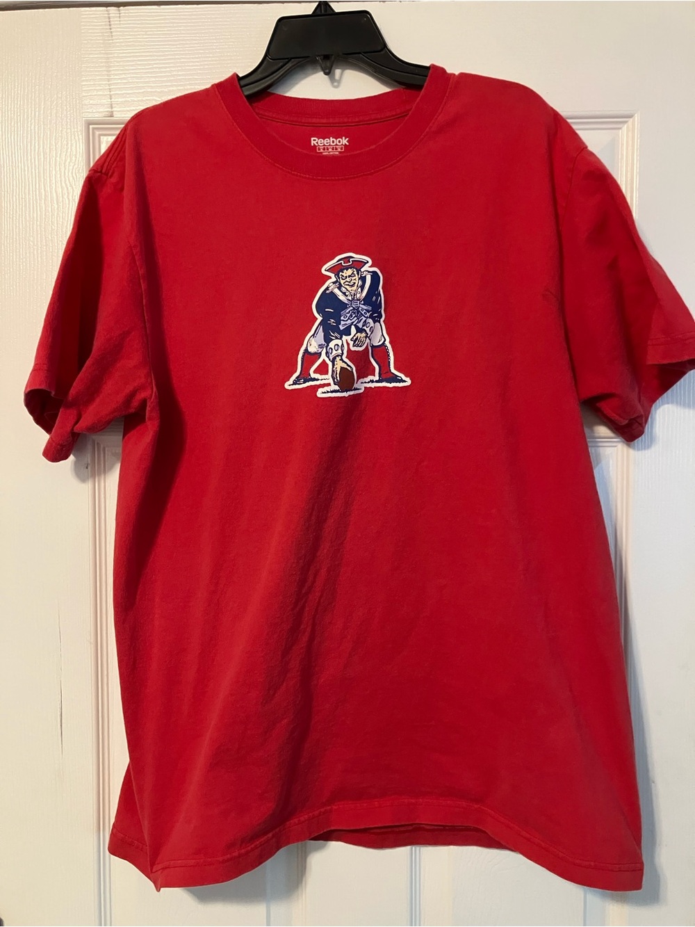 Vintage New England Patriots NFL Reebok #83 Welker Red Shirt Size XL *See Photos